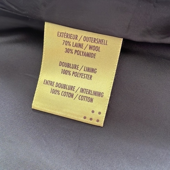 SOIA & Kyo Wool Blend Tweed Coat Size Medium - Picture 5 of 10